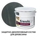 Защитно-декоративный антисептик для древесины НОРТ Красула/Krasula серый 3 л