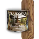 Защитное масло лессирующее Kraskovar Deco oil terrace 1900001602 цвет матовый орех гварнери 2.2 л