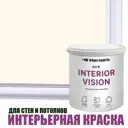 Краска для стен и потолков моющаяся Profipaints ECO Interior Vision матовая цвет молочный коктейль 0.9 л