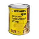 Защитно-декоративный состав Zerwood ZDS цвет белый 0.85 л