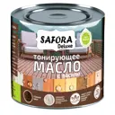 Масло для дерева тонирующее Safora с воском цвет темный орех 0.5 л