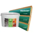 Пропитка для древесины с пчелиным воском Оберег DecoGuard малахит 2 л
