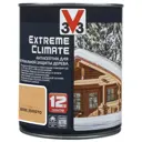 Антисептик акриловый для дерева V33 EXTREME CLIMATE матовый белое золото 0.9 л