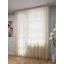 Тюль Вуаль шёлк Domlegrand 500x260 см с утяжелителем цвет молочный