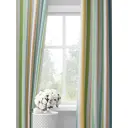 Шторы на шторной ленте decoracion В стильную полоску #33010503, 145x275см, цвет зеленый и голубой