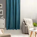 Штора на ленте Inspire Manchester 200x320 Turquoise бирюзовый