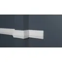 Молдинг стеновой ударопрочный влагостойкий под покраску Decor-Dizayn DD619 45x15x2000 мм