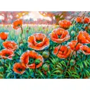 Живопись на холсте Белоснежка 456-AS Нежное Дыхание полудня, 30x40 см