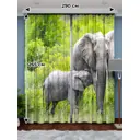 Фотошторы Габардин 290x265 см Homepick Elepfants/3039/