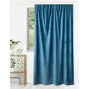 Штора Этель 4903938 на шторной ленте, 270x170 см, цвет голубой