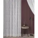 Тюль Абстракция YML1708 на шторной ленте 260x300 см, цвет белый