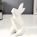Фигурка сувенирная Simaland "Белый заяц" 18x12.5x8.5 см