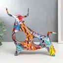 Фигурка сувенирная Simaland "Бык" граффити 23x11x25 см