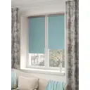 Рулонная штора Блэкаут сильвер Domlegrand 38x175 цвет бирюза