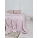 Плед-покрывало вязаный сиреневая пудра AlmaForHome Christmas tree 220x240 см