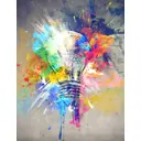 Фотообои флизелиновые Dekor vinil 200x260 см Арт Лампочка
