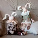 Коллекционная игрушка Bogacho Братец Кролик Олива ручная работа