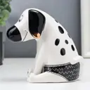 Сувенир Simaland Пёсик в трусиках бело-чёрный 11x6.7x12.6 см