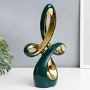 Сувенир Simaland Абстракция Связь тёмно-зелёный с золотом 30x20 см