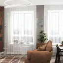 Тюль "Паутинка" 300x240 цвет белый на шторной ленте