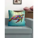 Наволочка декоративная Gustav House из флиса 40x40 "Лев и Черепаха" 2499