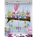 Фотошторы Homepick Габардин 290x265 см Owls/1194/
