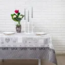 Скатерть Этель Love 220x147 см, 100% хлопок, саржа 190 гр/м2