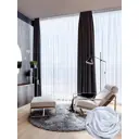 Тюль Inva "Классик" с утяжелителем 310x800, цвет белый