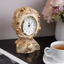 Настольные часы Bogacho Oliva Branch бежевые 11.5 см