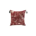 Декоративная подушка Edelson Velvet красный металлик, 45x45 см