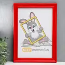 Рамка Keep memories 3935878, 21x30 см, пластик, цвет красный