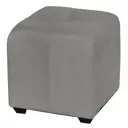 Пуф Dreambag Николь Серый Велюр 40x40 см