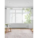 Тюль Joyarty на шторной ленте для кухни Рамка Из Листьев 155x180 см цвет зеленый