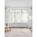 Тюль Joyarty на шторной ленте для кухни Шалфей 155x180 см цвет зеленый