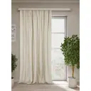 Штора на шторной ленте Антре 200x270 см цвет бежевый