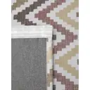 Штора на шторной ленте Зигзаг 200x270 см цвет коричневый