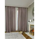 Комплект штор на шторной ленте Ариана 140x250 см цвет серо-бежевый