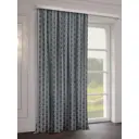 Штора на шторной ленте Дамэ 200x270 см цвет синий