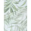 Тюль на шторной ленте для кухни Дора 300x250 см цвет зеленый