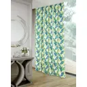 Штора на шторной ленте Лаверн 180x270 см цвет зеленый