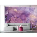 Фотообои флизелиновые Luxury walls № 1 400x270 см Мрамор-флюид AM05604