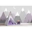 Фотообои флизелиновые Luxury walls Детские AM07405 500x270 см Горы, панды