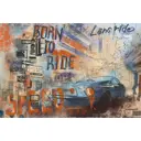 Фотообои флизелиновые Luxury walls № 1 400x270 см Машина, граффити