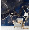 Фотообои флизелиновые Bartonwall 300x270 см Мрамор Флюид Разводы M10503
