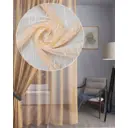 Тюль на шторной ленте Дождик YML2207 300x240 см полоски цвет оранжевый