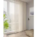 Тюль на шторной ленте органза 300x260 см цвет бежевый