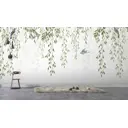 Фотообои флизелиновые Luxury walls № 1 600x270 см Листья, птицы
