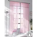 Тюль на шторной ленте Helga Ланбика 200x250 цвет розовый