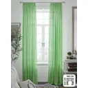 Тюль на шторной ленте Helga Моноур 150x240 цвет зеленый