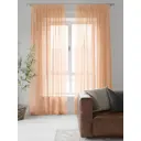 Тюль на шторной ленте Helga Леонс 200x290 цвет коралл